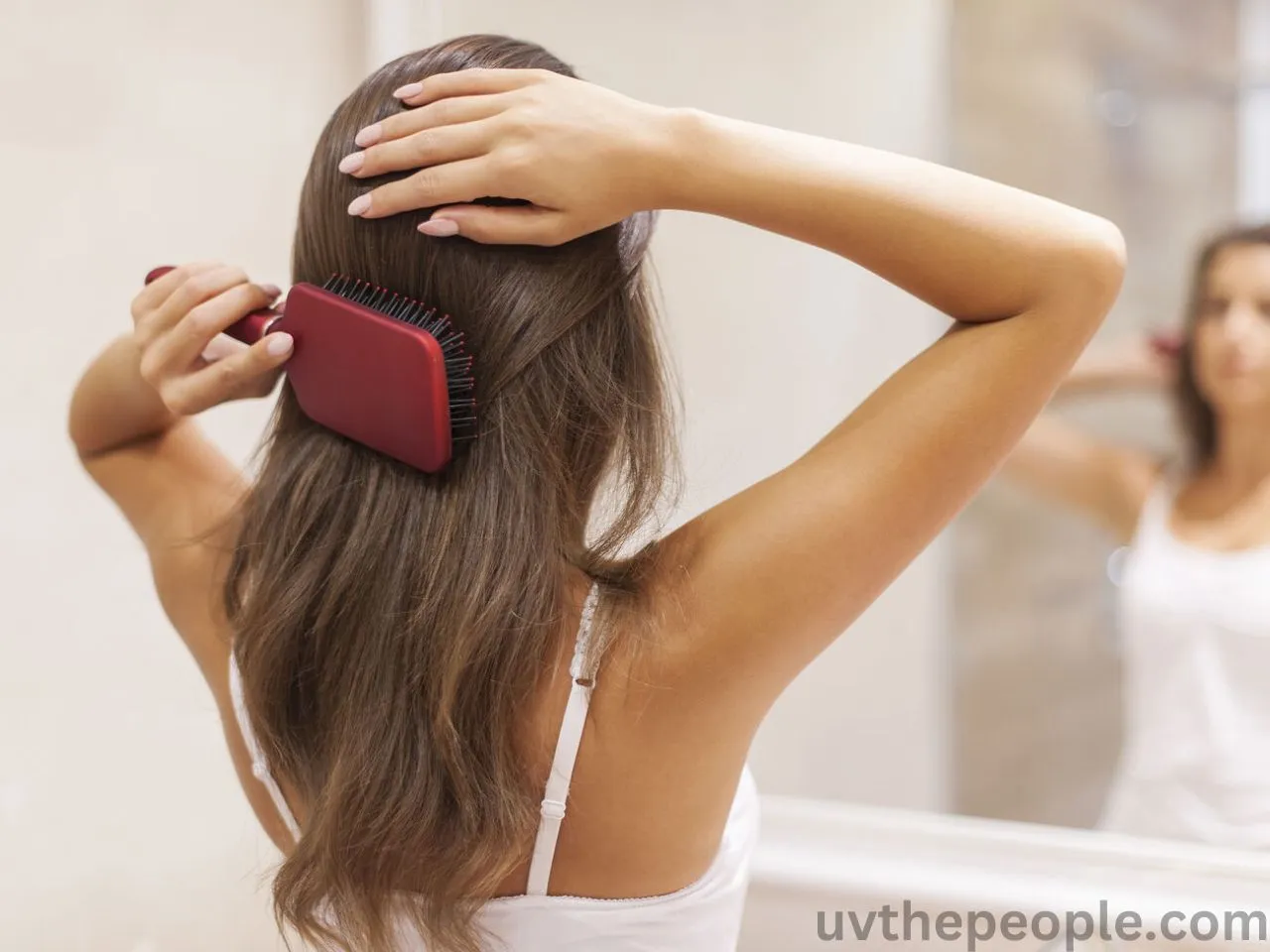 How many times comb hair in a day